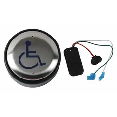 This surface mount actuator is a replacement part for LCN door operators. Constructed of aluminum, it is designed to actuate automatic door opening in commercial and industrial facilities.