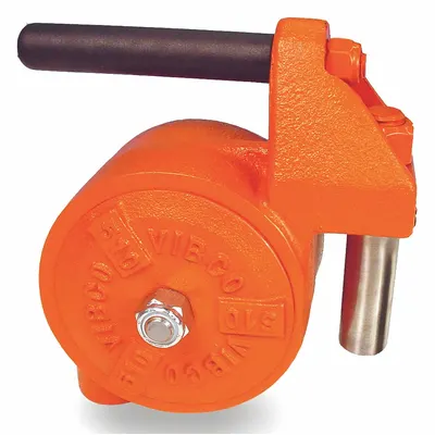 VIBCO Vibrator Pneumatik: 1.000 lbf, 4.500 vpm, 1/2 in NPT, VSP, 77 dBA, Besi Cor - General Purpose Turbine & Ball Vibrators