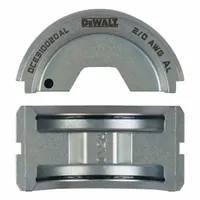 DEWALT Die Set: For DCE310, U-Die, 2/0 AWG Aluminum U-Die (MPN DCE310020AL)