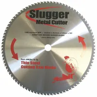 FEIN Circular Saw Blade: 14 in Blade Dia., 90 Teeth, 0.09 in Cut Wd, 1 in Arbor Size, Thin Metal (MPN 63502014630)