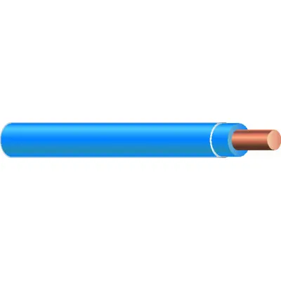SOUTHWIRE Kawat: Tembaga, 12 AWG, 2 Konduktor, Padat, Biru/Putih/Biru, 1.000 ft Pj - Copper THHN/THWN Building Wires