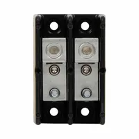 BUSSMANN Power Distribution Block: Open, Lug, Stud, 14 AWG – 2/0 AWG For Line Side Wire Sizes (MPN 16280-2)