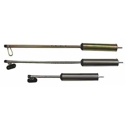VELVAC Pogo Stick: Pogo Stick, Baja, 40 in Panjang Keseluruhan, Pogo Stick, Krom - Air Brake Pogo Sticks