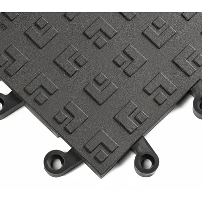 WEARWELL Ubin Alas Anti-Lelah yang Saling Mengunci: Ubin Alas Anti-Lelah yang Saling Mengunci, 18 in x 18 in - Wearwell ErgoDeck Interlocking Mat System