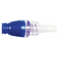 MEDSOURCE PRN Connector: 3 in Overall Lg, Polycarbonate, Blue (MPN MS-83379)