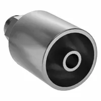 Carbon steel straight fitting for -8 hose dash size. Male NPT threads on both ends with 3/8"-18 thread size. Used to connect hydraulic hoses to equipment in fluid power systems requiring a leak-resistant seal