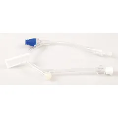 This MEDSOURCE IV extension set is made of PVC and features a needleless design. It measures 6 inches in overall length. Used to extend the tubing between an IV catheter and administration set, it allows flexible patient positioning during fluid or medication delivery.