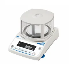 This precision lab balance from A&D WEIGHING offers a 122 g capacity with 0.001 g readability and repeatability. It features an LCD display and an ABS housing. Suitable for weighing small samples in laboratory, pharmaceutical, and quality control applications.