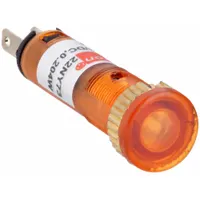 DAYTON Flush Panel Light: 5/16 in Panel Mounting Hole Dia, LED, Flush Head