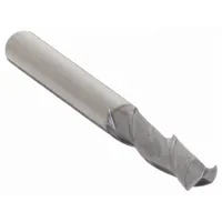 This carbide square end mill features a TiAlN coating for enhanced wear resistance and heat tolerance. With 2 flutes, a 1/64" mill diameter, 1/32" length of cut, and 1-1/2" overall length, it is suited for general-purpose milling of metals and composites in precision machining operations