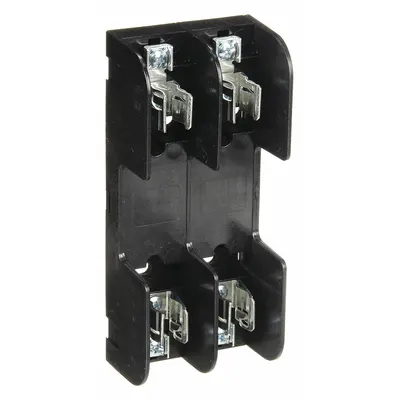 MERSEN Blok Sekering: Desain Blok Terbuka, 2 Kutub, 600 V AC, Pelat Tekan - Fuse Blocks for UL Class H & K Fuses