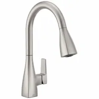 CLEVELAND FAUCET GROUP Kitchen Faucet: 76162, Metal, Single-Post, Deck, 3 Mounting Holes, 1 Handles (MPN 76162SRS)