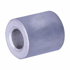 Round aluminum spacer in silver finish. Designed for 3/8 in screw size with 3/16 in overall length. Supplied in a pack of 25. Used for spacing and alignment in assemblies such as panels, enclosures, and machinery.
