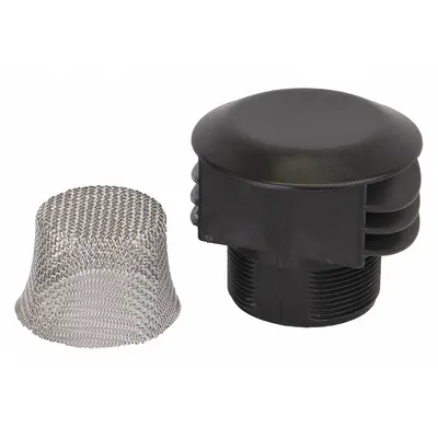 BANJO Tutup Pipa: Badan Polipropilena (MPN VC230) - Swirl-Prevention Caps