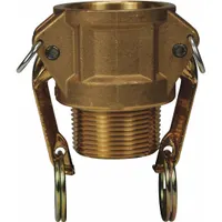 Cam and Groove Coupling: 2 1/2 in Coupling Size, 2 1/2 in Hose Fitting Size, 2-1/2 in -8 Thread Size (MPN G250-B-BR)