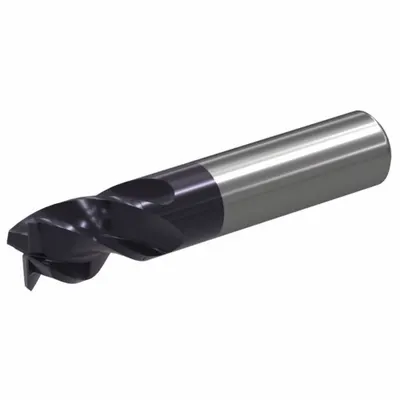 WIDIA End Mill Chamfer Sudut: Karbida, Dilapisi TiAlN, 4 Alur, Diameter Giling 1/4" - Fast-Cutting Carbide Corner-Chamfer End Mills for Steel & Cast Iron