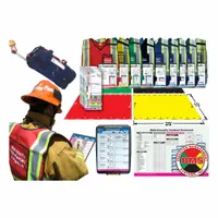This Incident & Triage Management Kit includes a DMS-06082 Rolling Duffel for organized transport of emergency supplies. With a 30-inch overall height, it is suited for rapid deployment in emergency preparedness and response scenarios
