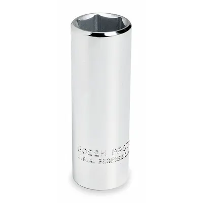 PROTO Soket: SAE, 3/8 in Ukuran Penggerak, 15/16 in Ukuran Soket, 6-Point, Dalam, Krom - 3/8" Drive Hand Sockets