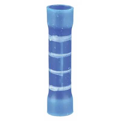 STA-KON Konektor Sambungan Pantat: Biru, Vinil, Untuk Ukuran Kawat 16 AWG – 14 AWG, 600 V - Insulated Butt Splice Connectors