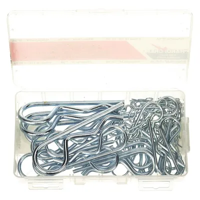 ITW BEE LEITZKE Kumpulan Pin,74 pcs,8 Ukuran: Jembatan, Inci, Baja Tahan Karat, Tidak Bergradasi - Cotter Pin Assortments