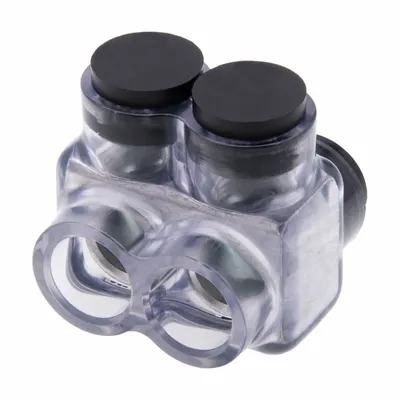Konektor Multitap POLARIS: 2 Port, Masuk Dua Sisi, Ukuran Kawat 6 AWG – 3/0 AWG - Dry-Location Double-Sided Entry Multitap Connectors