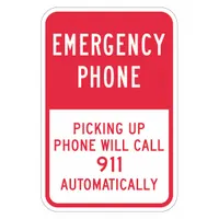 Facility Sign: Aluminum, Mounting Holes Sign Mounting, 18 in x 12 in Nominal Sign Size, Metal (MPN T1-1803-EG_12x18)
