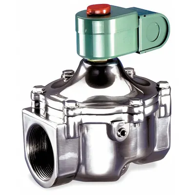 REDHAT Solenoid Valve: 2-Way, Normally Closed, 2 in Pipe Size, 110V AC/120V AC - 2-Way/2-Position, Normally Closed Solenoid Valves