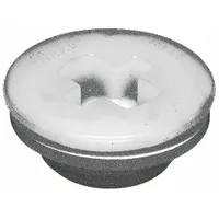 APPROVED VENDOR Drum Plug: NPS, Non-Locking, Polyethylene, EPDM Gasket, 3/4 in Outside Dia, White, 1 (MPN RPV750H)