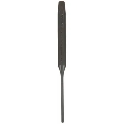 Punch Pin Gulung PROTO: Diameter Ujung 1/8 in, Lebar Tangkai 5/16 in, Panjang Keseluruhan 4 3/4 in, Heksagon - Roll-Pin Removing Punches