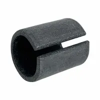 Split seam compression limiter for M10 screw size, made from steel 1070-1095 with ArmorGalv® finish. Overall length tolerance is +/-0.25 mm. Used to reinforce bolted joints in plastic or composite substrates, preventing collapse under bolt torque