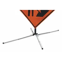 Sign Stand: Roll-Up, 36 in x 36 in, 48 in x 48 in Compatible Sign Size, 4 Legs, 32 in to 48 in (MPN UF2000)