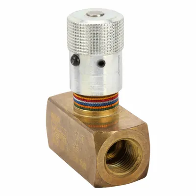 Katup Jarum Parker: Laju Aliran Maks 15 gpm, 1/2 in NPT, 1/2 in NPT, Tekanan Maks 2.000 psi - Needle Flow Control Valves
