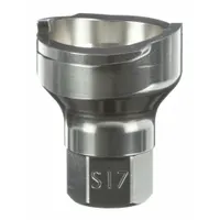 3M Spray Gun Cup Adapter: Spray Gun Adapter, Adapters for Spray Gun Cups, PPS, Stainless Steel, S17 (MPN 26111)