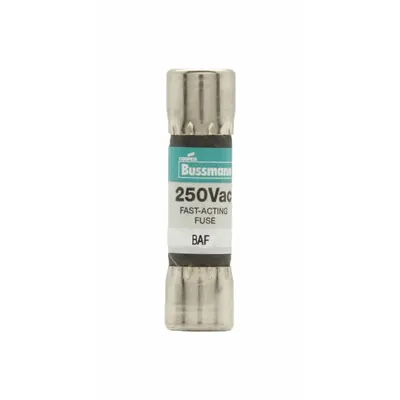 BUSSMANN Sekering: Seri BAF, Midget, Aksi Cepat, 3 A, 250 V AC, 13/32 in x 1 1/2 in - Fast-Acting Cylindrical Fuses