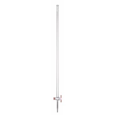 KIMBLE Buret Lurus: 100 mL, A, 791 mm, ±0,10 mL, Kenaikan 0,2 mL - Class A Glass Burets