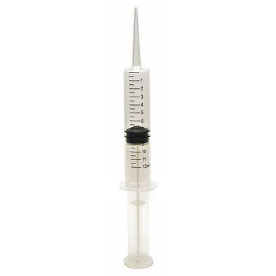 GLOBE SCIENTIFIC Spuit: Kapasitas 12 mL - mL, Transfer Lurus dan Melengkung, Polipropilena - Luer Slip Syringes