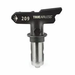 Airless spray gun tip with 0.009 in orifice for precise coating application. Black finish. Includes replacement single seal. Compatible with ProX17 Cart and model 17G179. Used in industrial finishing operations for paints and protective coatings.