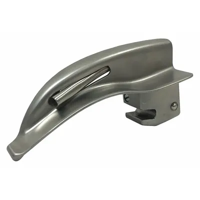 Bilah Laringoskop MEDSOURCE: MacIntosh, 0 Ukuran Bilah, Serat Optik - Laryngoscope Blades