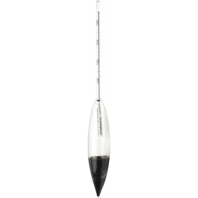 DURAC Hidrometer Berat Jenis: ASTM Berat Jenis Bentuk Polos, 0.995/1.038 - Specific Gravity (Baume) Hydrometers