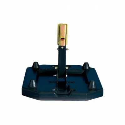 TRAFFIX DEVICES/VIZCON Tiang Rambu: Gulung, Ukuran Rambu Kompatibel 36 in x 36 in/48 in x 48 in, 22 in - Springless Sign Stand With Weighted Base
