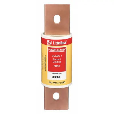Sekering LITTELFUSE: Seri JLS, Kelas J, Badan Baut, Cepat, 350 A, 600 V AC - Fast-Acting Bolt-On Fuses