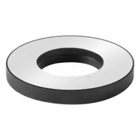 This sealing washer features an 18-8 stainless steel body with a bottom-bonded neoprene rubber seal in black. It is designed for use without a nut and is metal detectable and X-ray detectable. Suitable for creating leak-proof seals in bolted joints in industrial equipment such as pumps, compressors, and piping systems