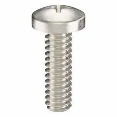Pan head machine screw with #10-24 thread, 5/8 in length, made from 316 stainless steel with a plain finish. Features a Phillips drive (#2 size). Supplied in a 25-pack. Suitable for general industrial assembly and repair applications where corrosion resistance is required.