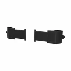 Polypropylene attachment mount for PACKOUT rolling tool boxes. Measures 1 11/16 in W x 2 in H x 4 13/16 in L. Used to secure accessories to modular storage systems in workshops and job sites.