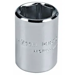 1/4" drive hand socket with 1/8" SAE hex size, 6-point standard configuration. Chrome finish. Not tether capable. Used for tightening or loosening small fasteners in automotive, industrial, and assembly applications.