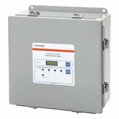 MERSEN SPD: Tiga Fase, 480VAC DELTA & HRG WYE, 1800V (L-G)/4000V (L-L) - Enclosed External-Mount SPDs