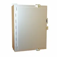 This HAMMOND stainless steel enclosure measures 16 x 12 x 6 inches and includes an inner panel. It features clamp closure and is rated NEMA 12/13/3R/4/4X, suitable for protecting electrical controls and instruments in indoor or outdoor environments requiring corrosion resistance