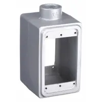 APPLETON ELECTRIC Electrical Box: Iron, Rectangular, 1 Gangs, 3/4 in Hub Size, 18 cu in Capacity (MPN FS-1D-75)