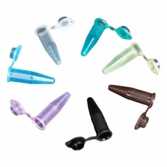 APPROVED VENDOR Microcentrifuge Tube, Polypropylene, 1.5 mL, Conical Bottom, Assorted Colors
