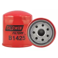 BALDWIN FILTERS Oil Filter: B1425, M20-1.50 Thread Size, 3 7/16 in Overall Ht, 3 1/16 in Outside Dia